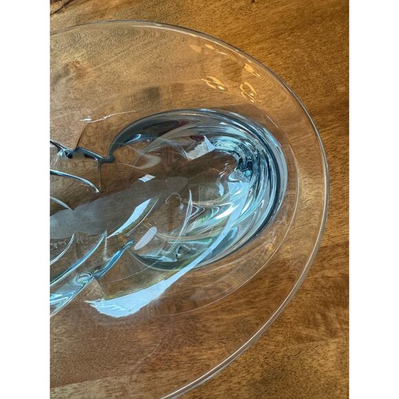 Michael Shearer Spirit Art Glass Oval Bowl Signed Dated - Picture 4 of 12